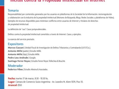 Foro de Discusión de Propiedad Intelectual