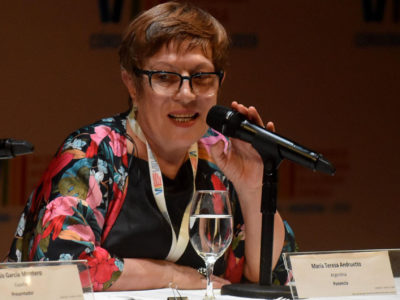 Nuestra socia María Teresa Andruetto fue quien clausuró el congreso