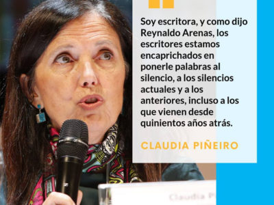 Claudia Piñeiro, otra de las figuras del CILE 2019