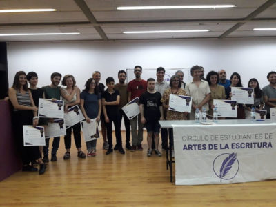 CADRA auspició una nueva entrega de premios del Concurso de Artes de la Escritura, de la UNA